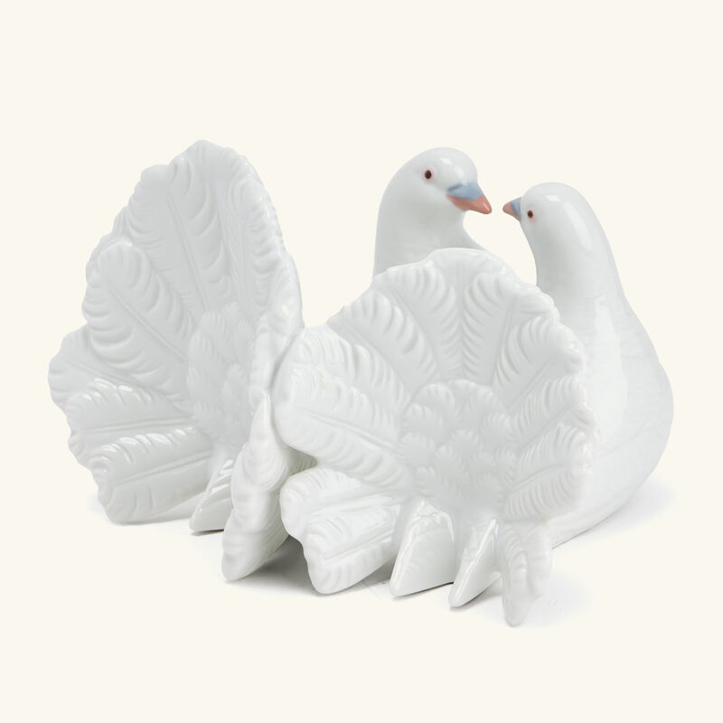 Couple of Doves Sculpture Small White lladro couple of doves sculpture small white