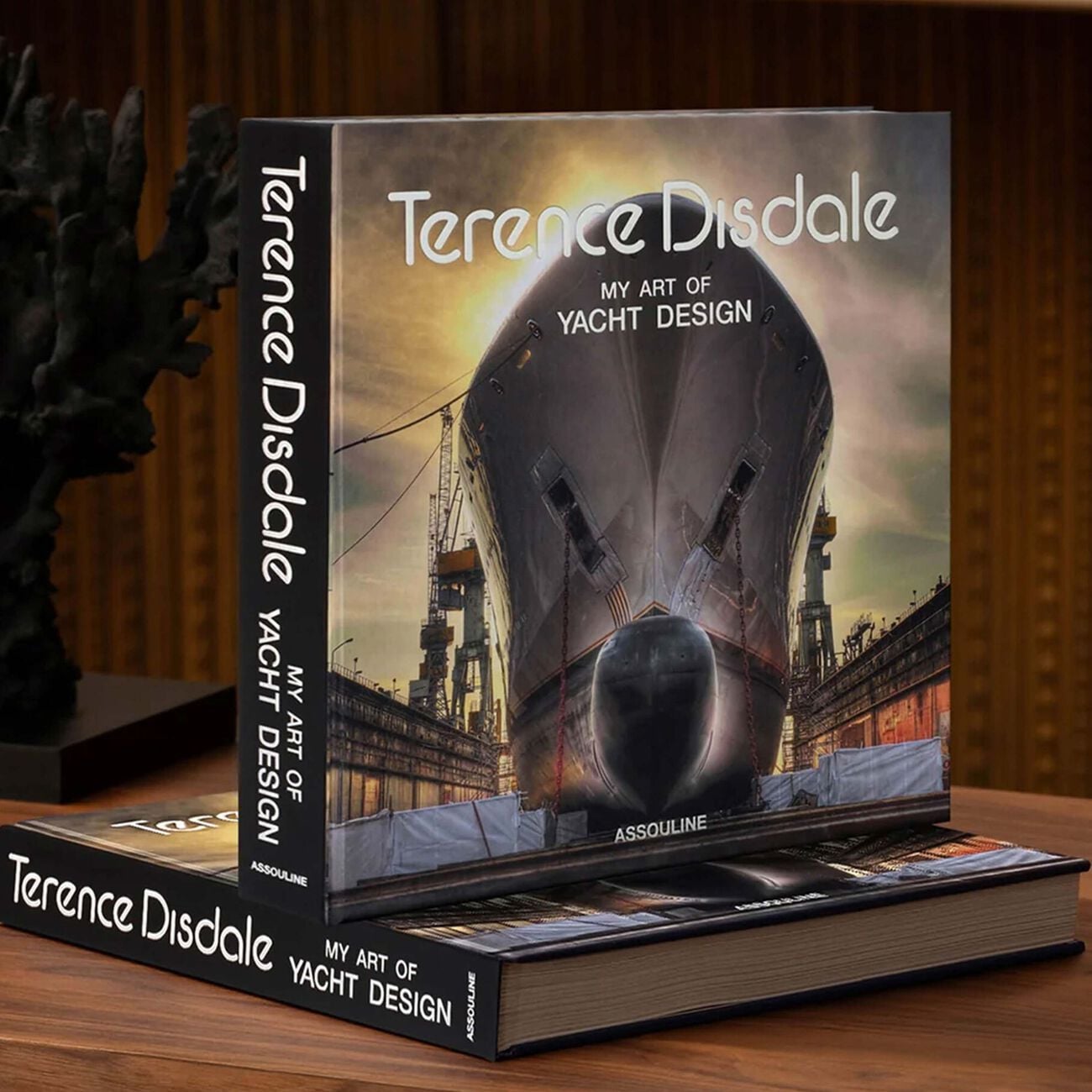Terence Disdale My Art of Yacht Design Book 31x31cm assouline terence disdale my art of yacht design book 31x31cm