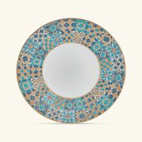 haviland portofino dessert plate round blue 22cm
