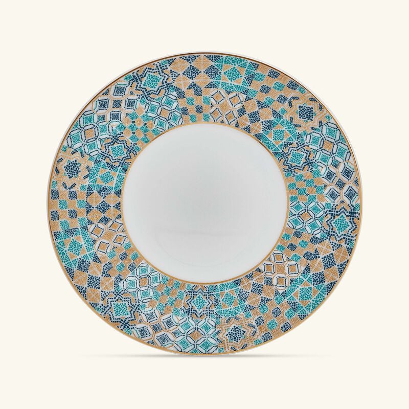haviland portofino bread   butter plate round blue 16cm