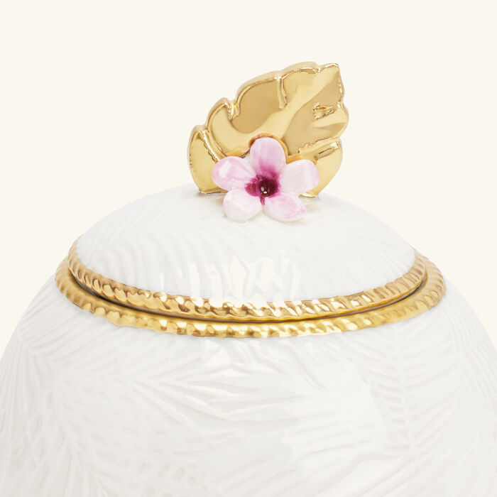 villari acapulco sugar bowl white