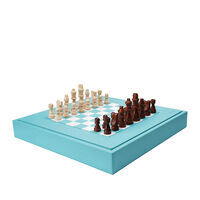 Turquoise Chess Set, small