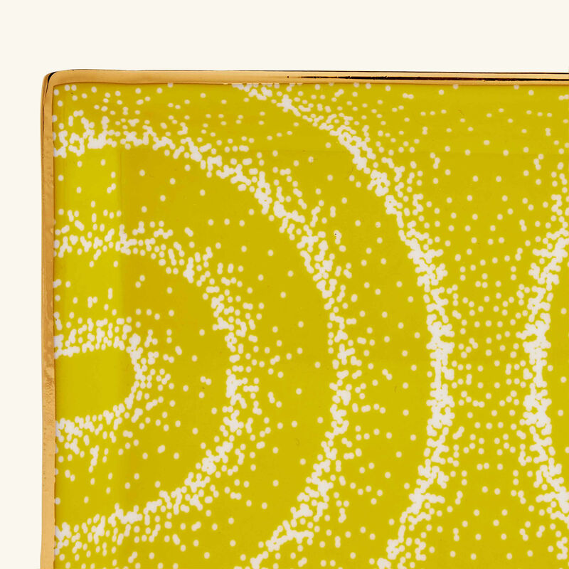 jonathan adler vapor trinket tray rectangular yellow