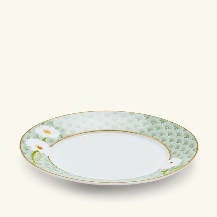 Praiana Bread & Butter Plate Oval Green 21cm bernardaud praiana bread butter plate oval green 21cm