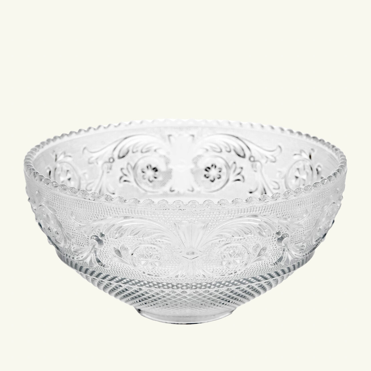 باكارا وعاء آرابيسك صغير شفاف