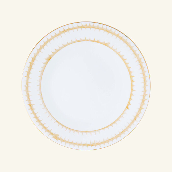 ماري داج طبق كبير رافيا دائري باللون الذهبي 30 سم