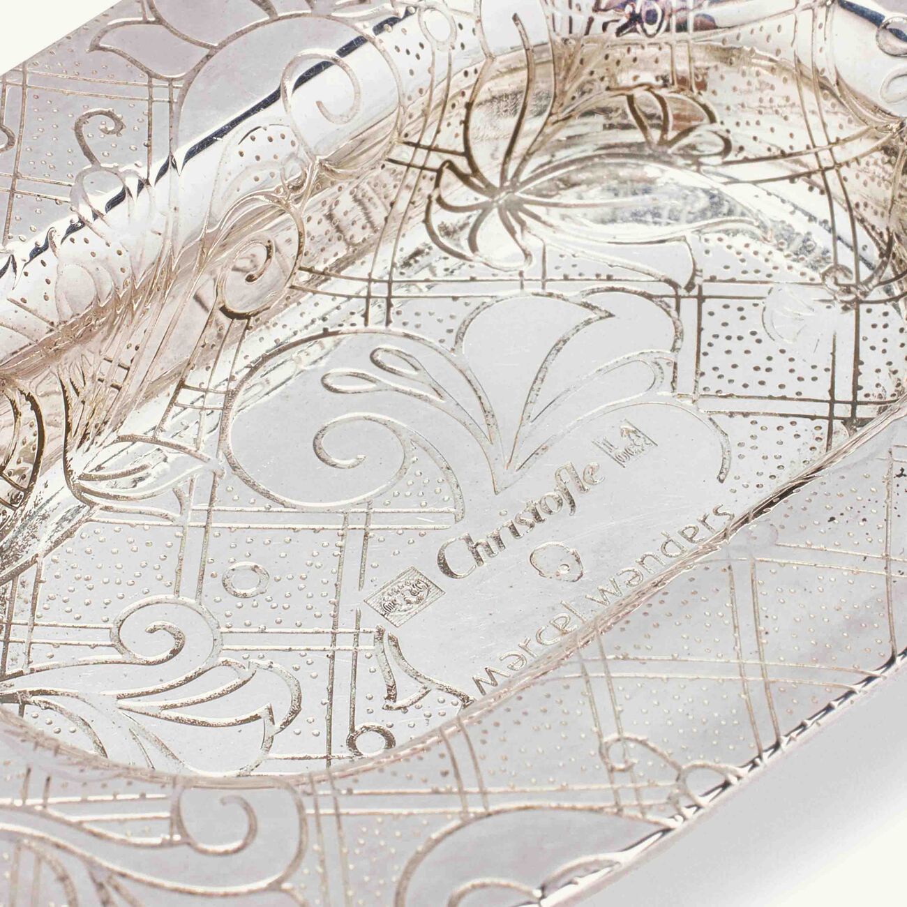 christofle jardin d eden salt   pepper shakers silver plated