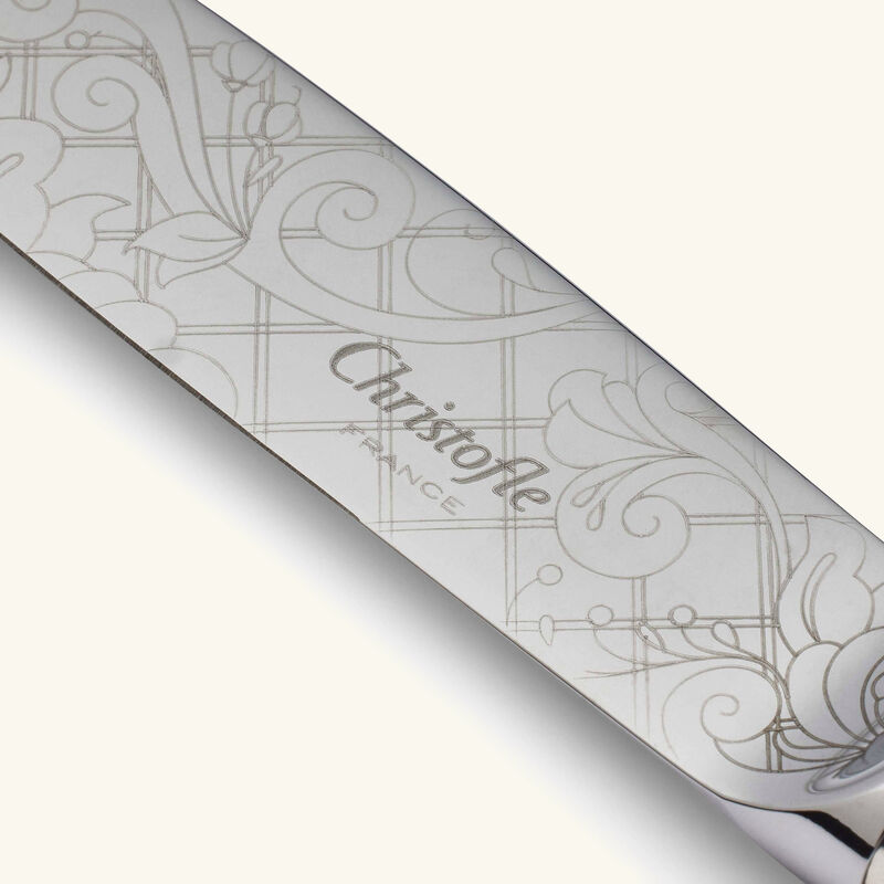 christofle jardin d eden dinner knife silver plated
