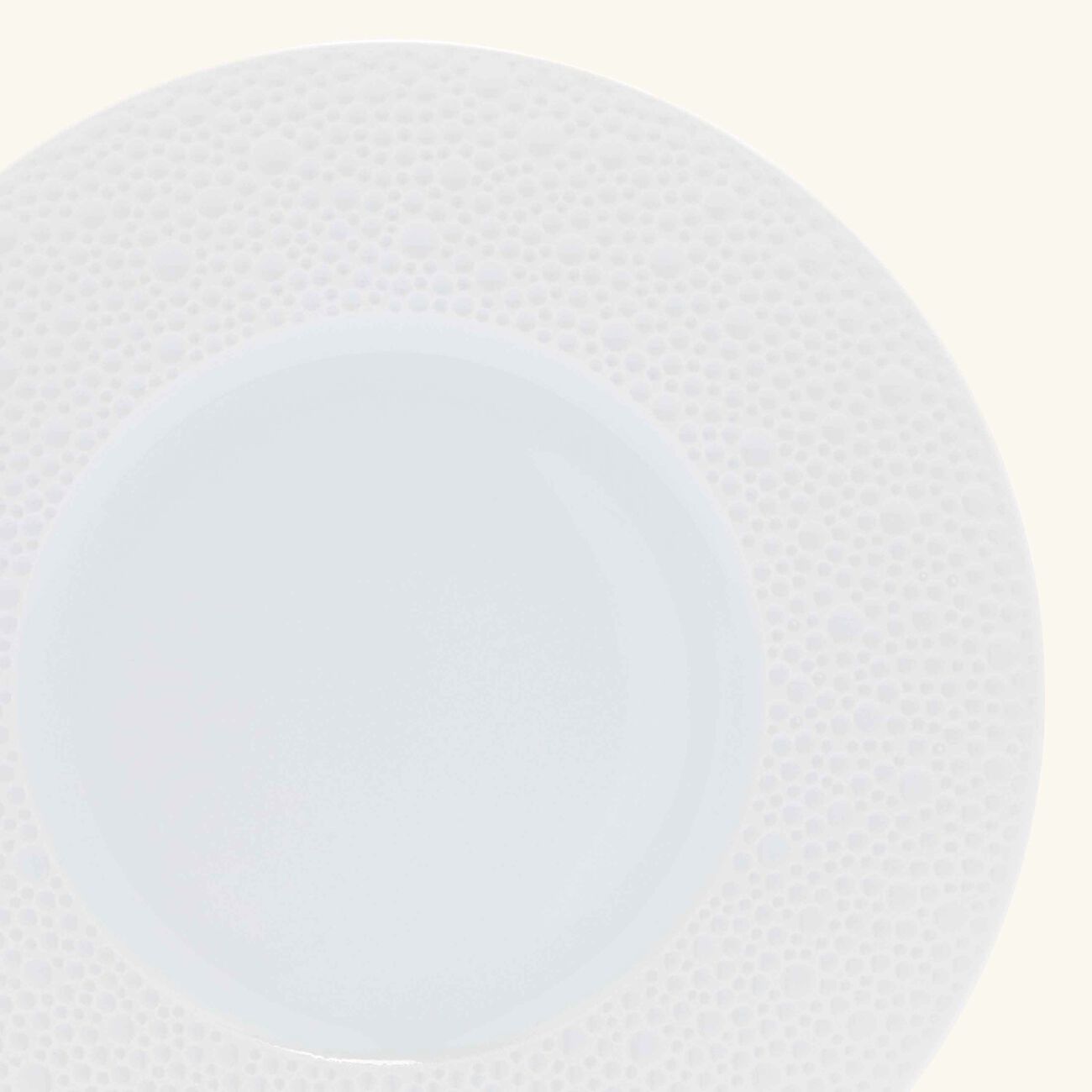 bernardaud ecume bread   butter plate round white 16cm
