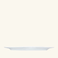bernardaud ecume serving platter oval white 23cm