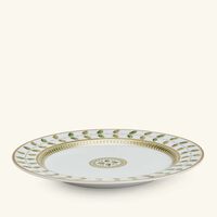 bernardaud constance dessert plate round green 19cm