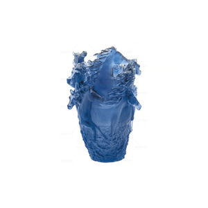 Blue Horses Vase - Large, medium