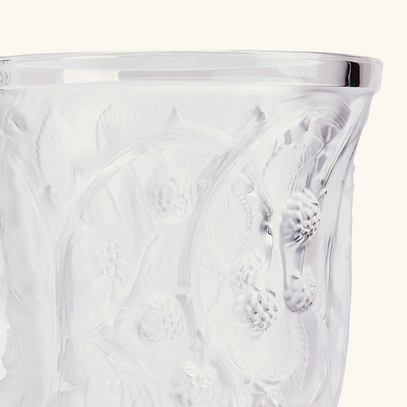 Mures Vase Small Clear lalique mures vase small clear