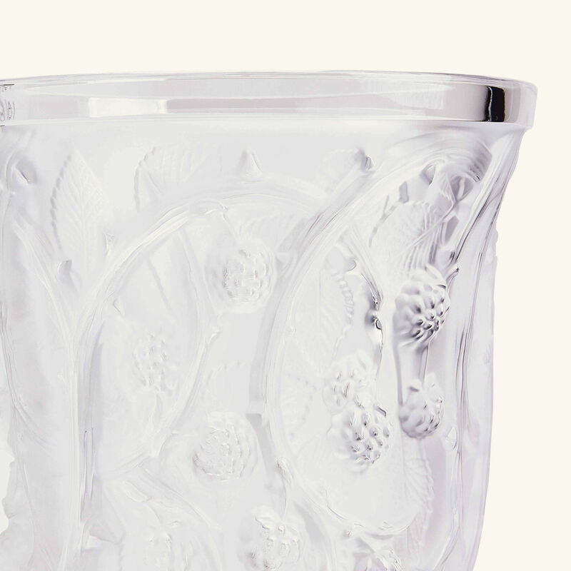 Mures Vase Small Clear lalique mures vase small clear