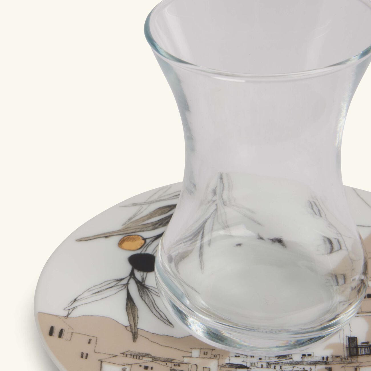 Naseem Tea Cup & Saucer Clear Set Of 6 silsal naseem tea cup saucer clear set of 6