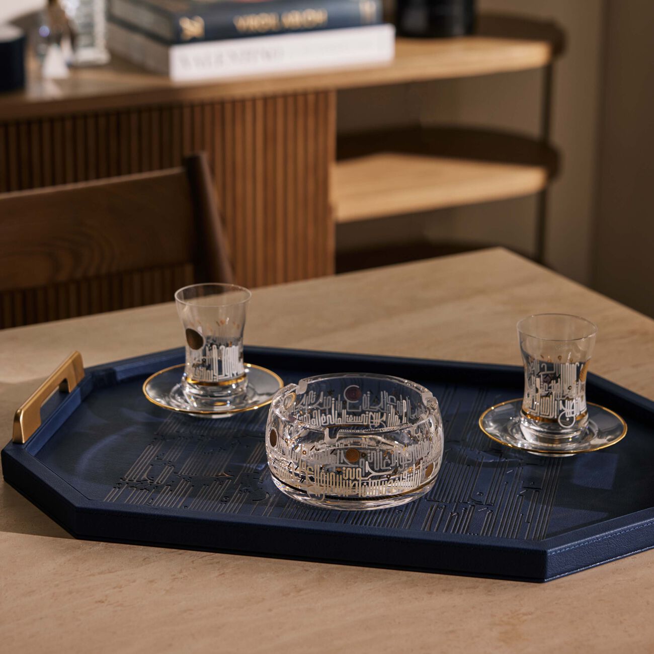 dimlaj hayat ashtray round clear