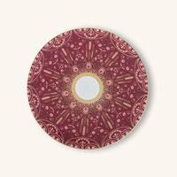 Reves Du Nil Pourpre Service Plate Red 31cm haviland reves du nil pourpre service plate red 31cm