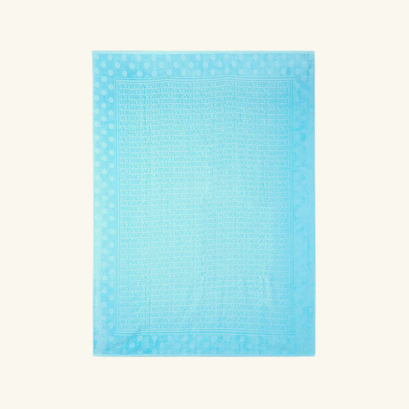 La Vacanza Bath Towel Blue versace la vacanza bath towel blue