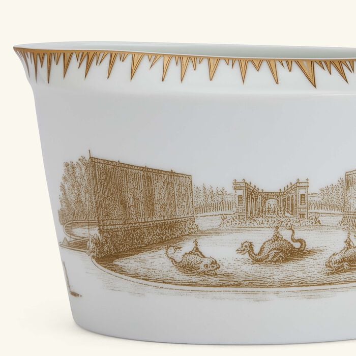 bernardaud versailles enchante gravy boat gold