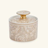 versace barocco beige sugar bowl