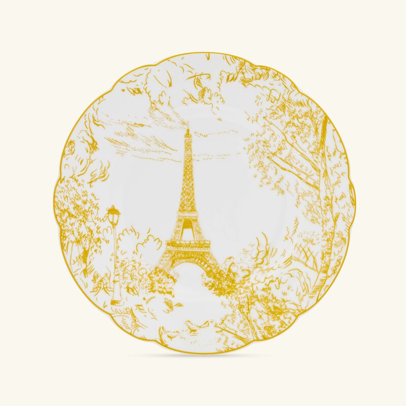 bernardaud tout paris salad plate round 21cm set of 6