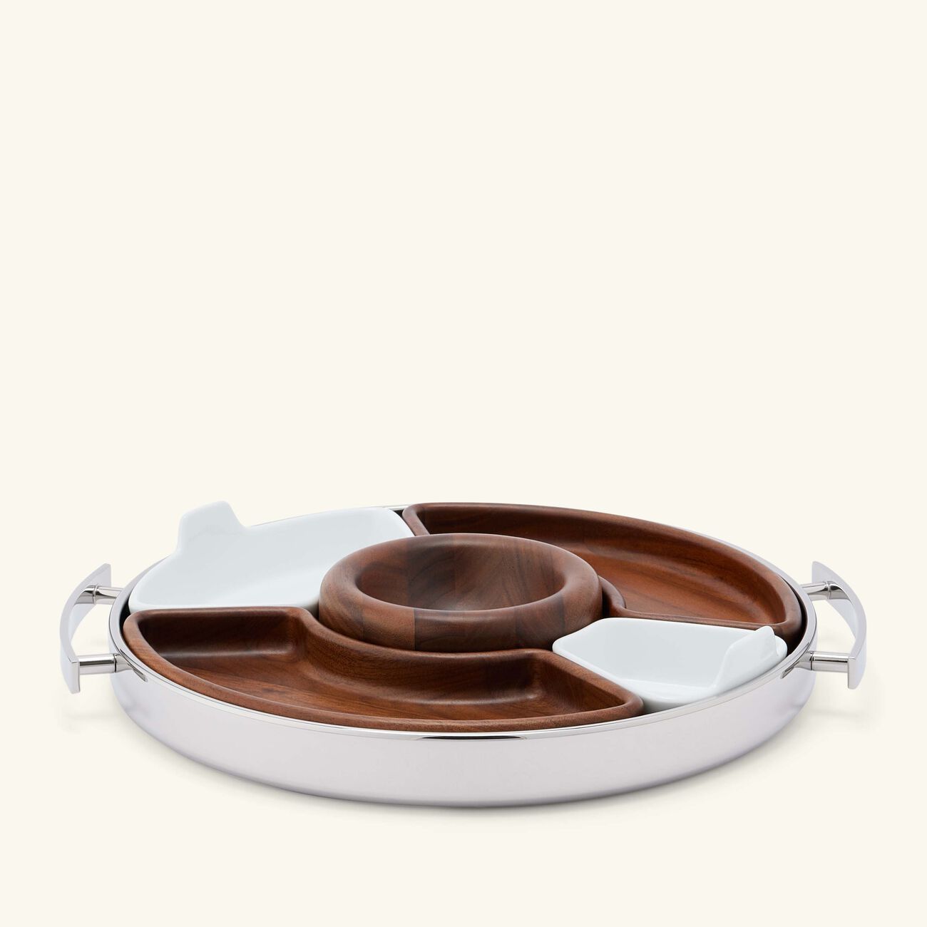 كريستوفل صينية مود متوسطة باللون الفضي