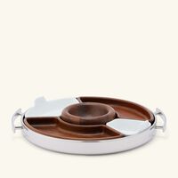 كريستوفل صينية مود متوسطة باللون الفضي