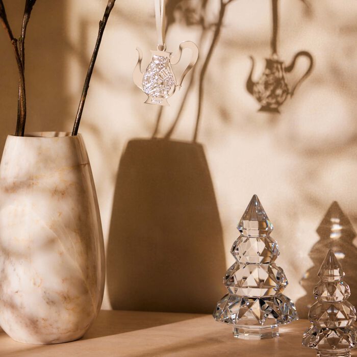 christofle tr sors d argent teapot ornament 2024 mini palladium