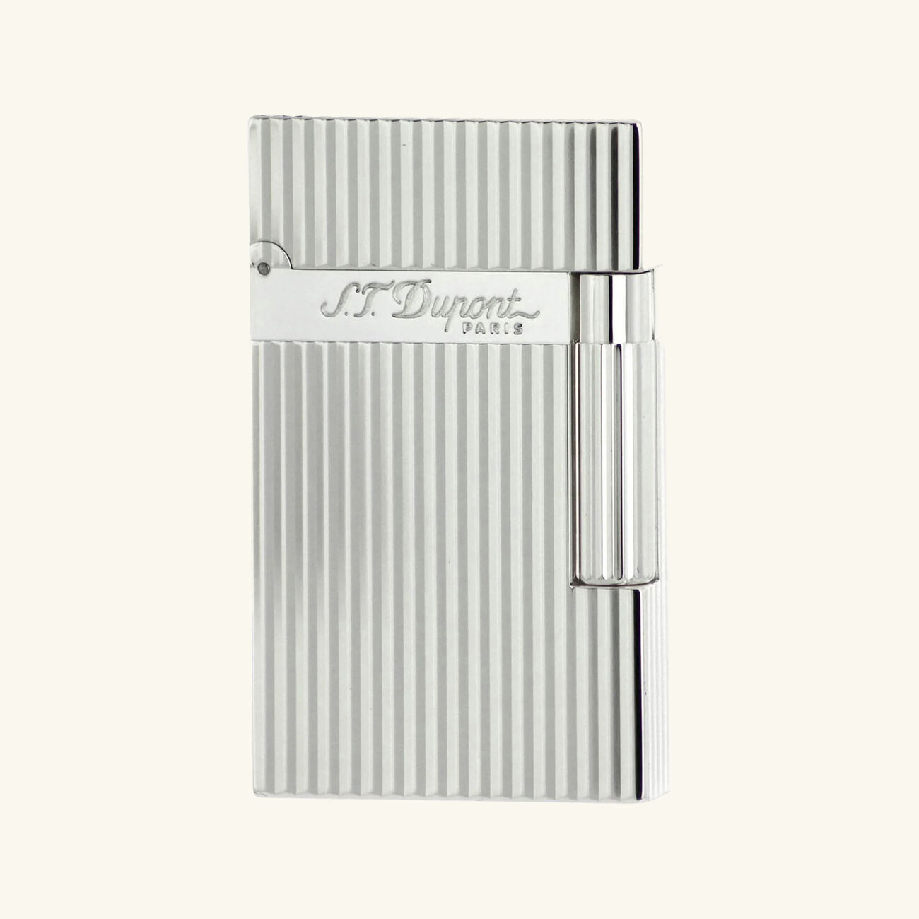 st dupont ligne 2 lighter silver