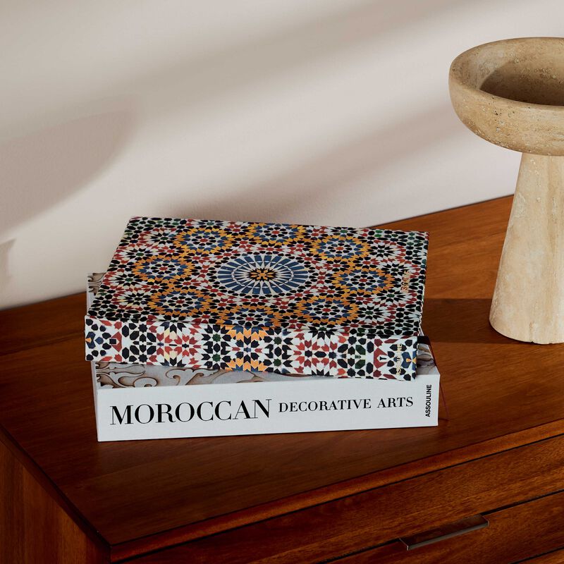 آسولين كتاب فنون الديكور المغربي 35 28 سم