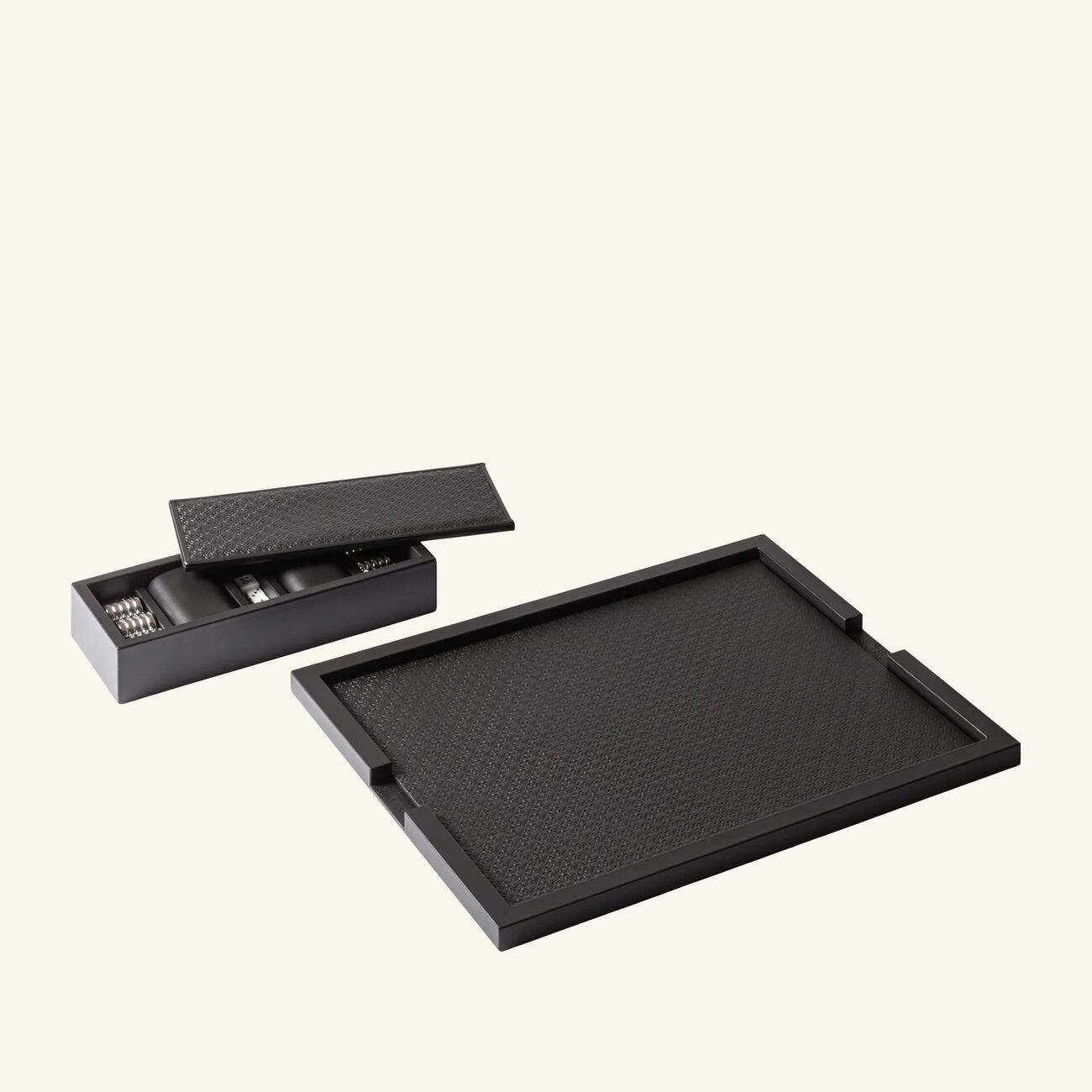 giobagnara elie saab monogram backgammon set ebony