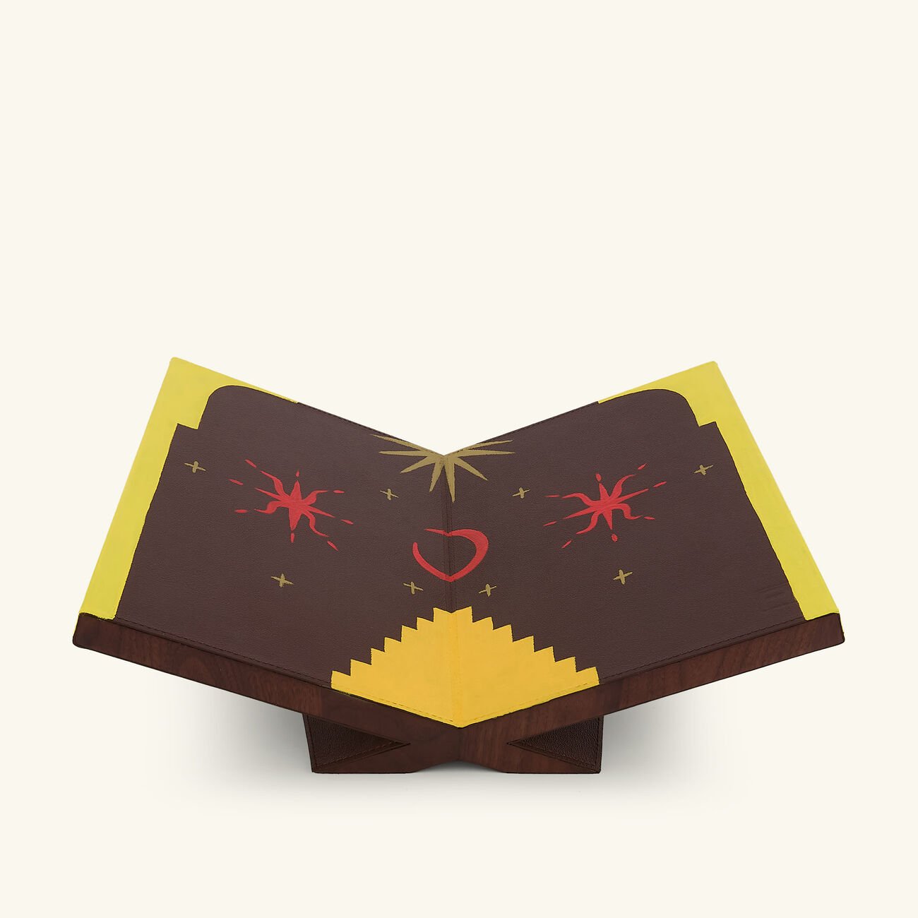 assouline culture classic bookstand brown