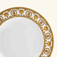 versace i love baroque bianco dinner plate round white 27cm