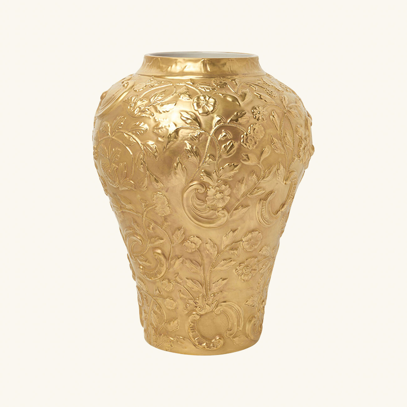 Taormina Vase Medium Gold villari taormina vase medium gold