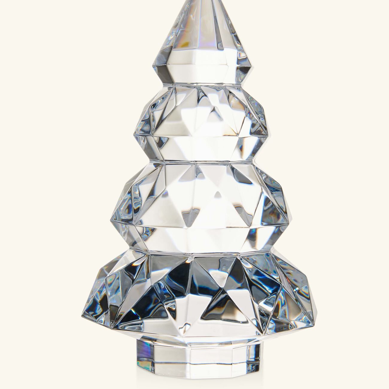 baccarat no l louxor tree ornament small clear