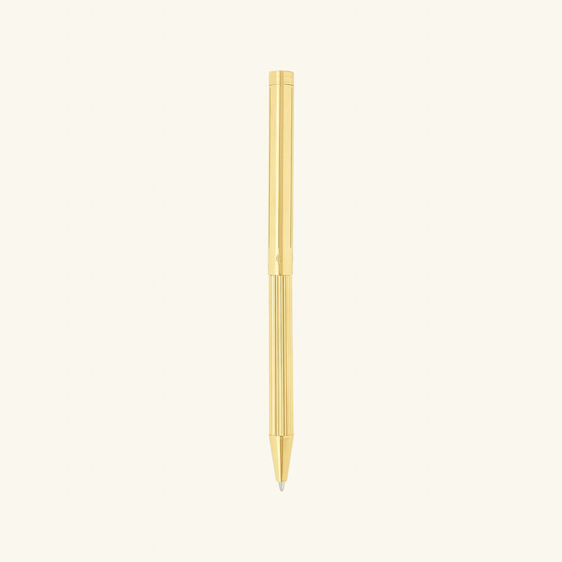 st dupont classique ballpoint pen golden