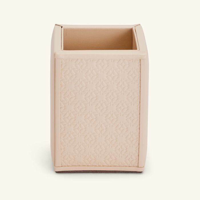 giobagnara elie saab monogram pen holder torrone beige