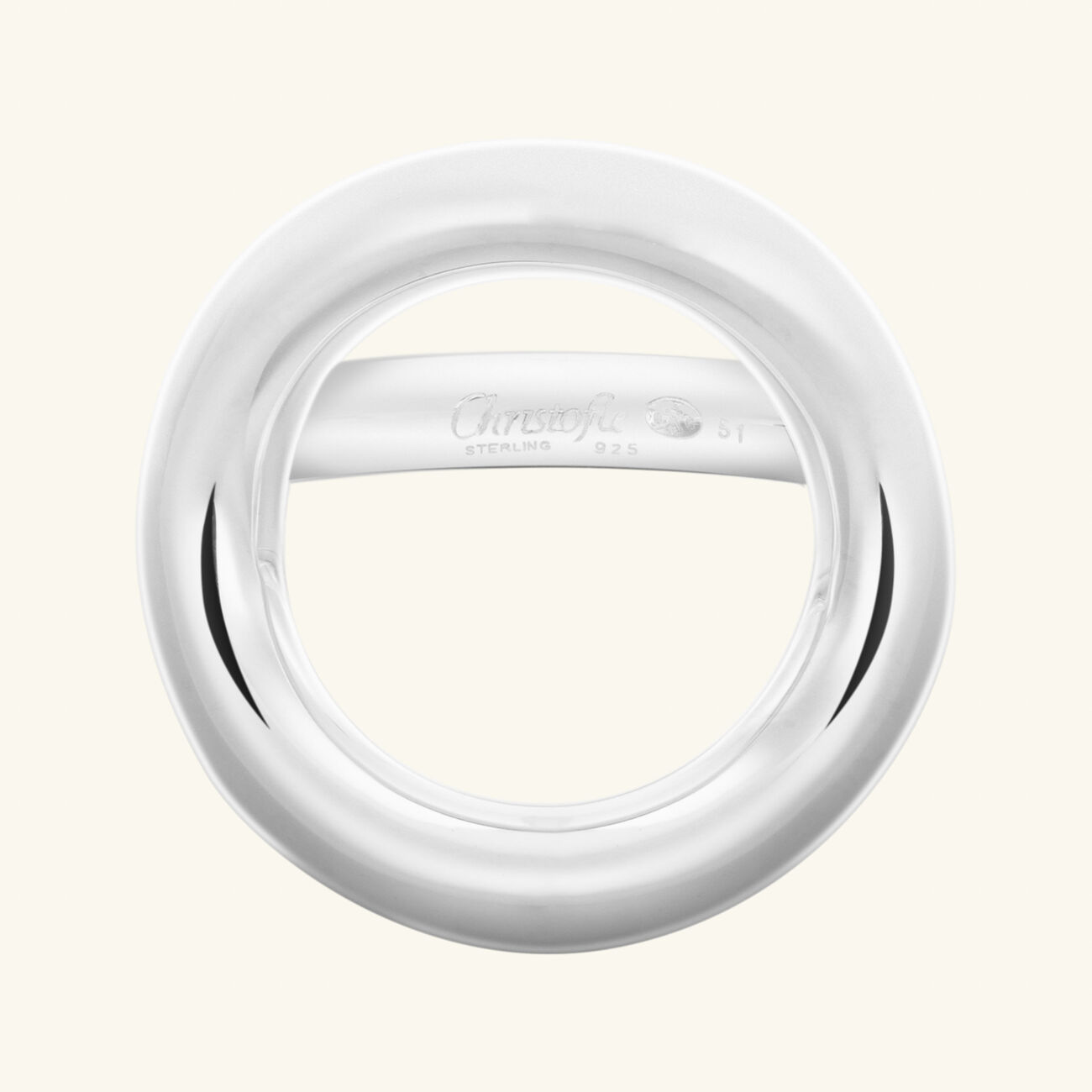 خاتم إيدول دو كريستوفل بريدج فضي   مقاس 55