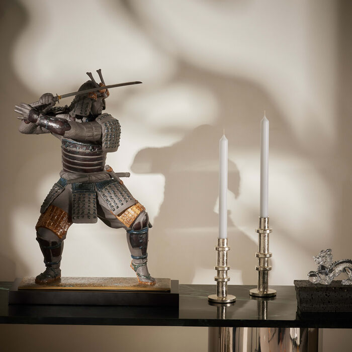 Samurai Warrior Sculpture Large Black lladro samurai warrior sculpture large black