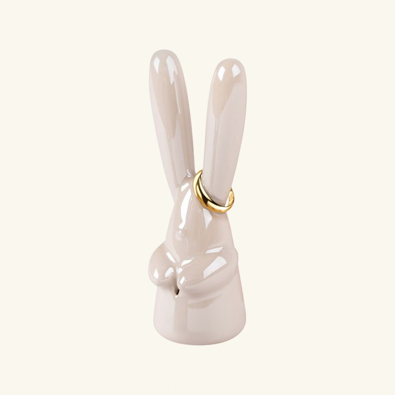 Bunny Sculpture Small White lladro bunny sculpture small white