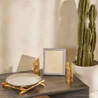 Bamboo Serving Platter Oval Stainless Steel l objet bamboo serving platter oval stainless steel