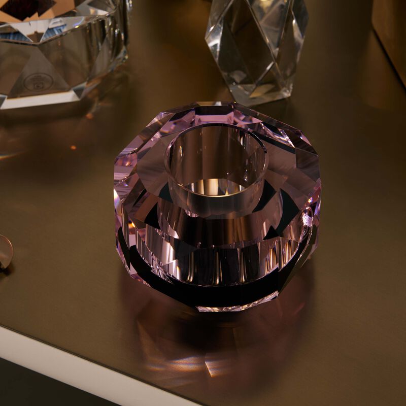 ريفليكشنز كوبنهاغن حامل شموع راديانت تكساس سبريم باللون الوردي