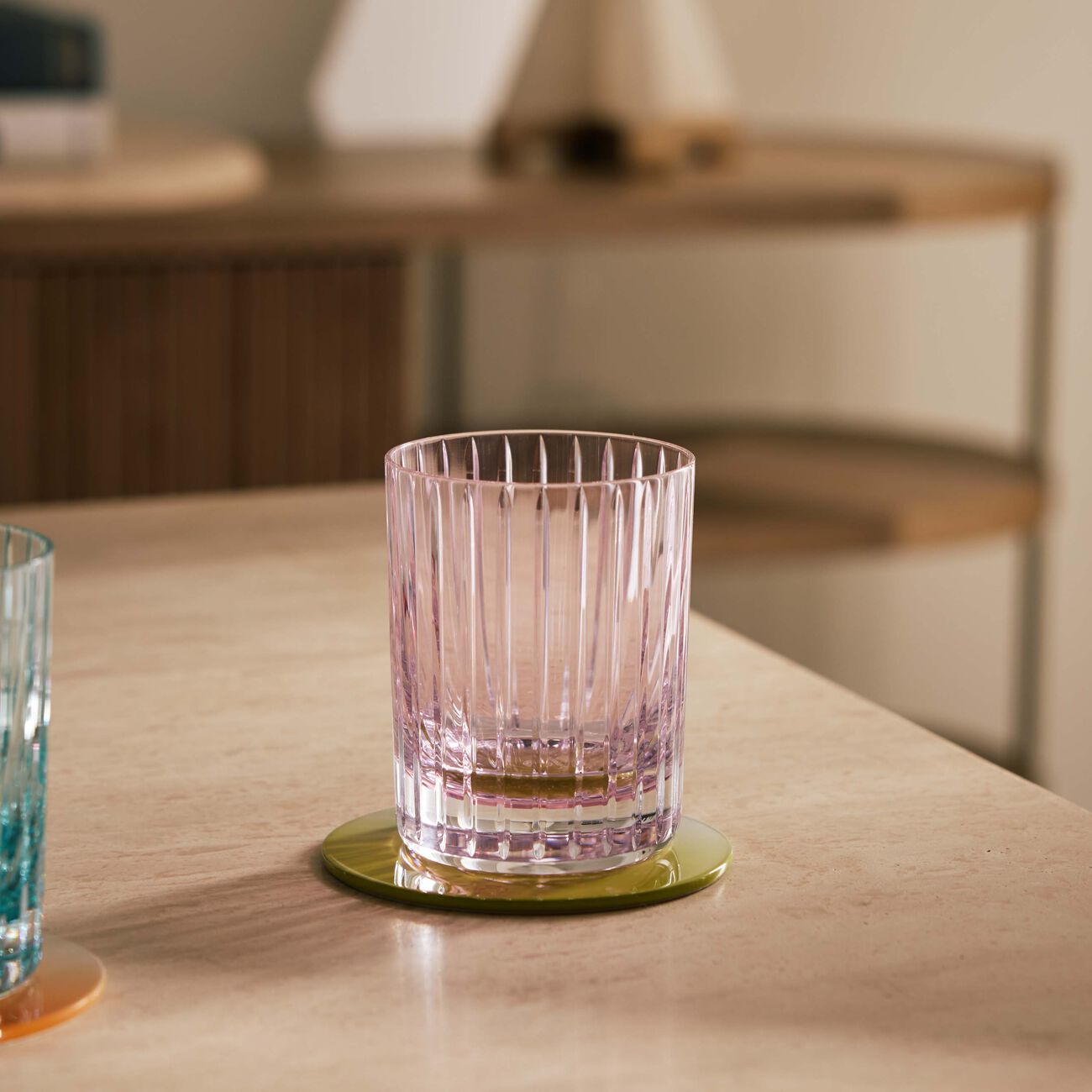 baccarat harmonie drinking glass pink set of 2