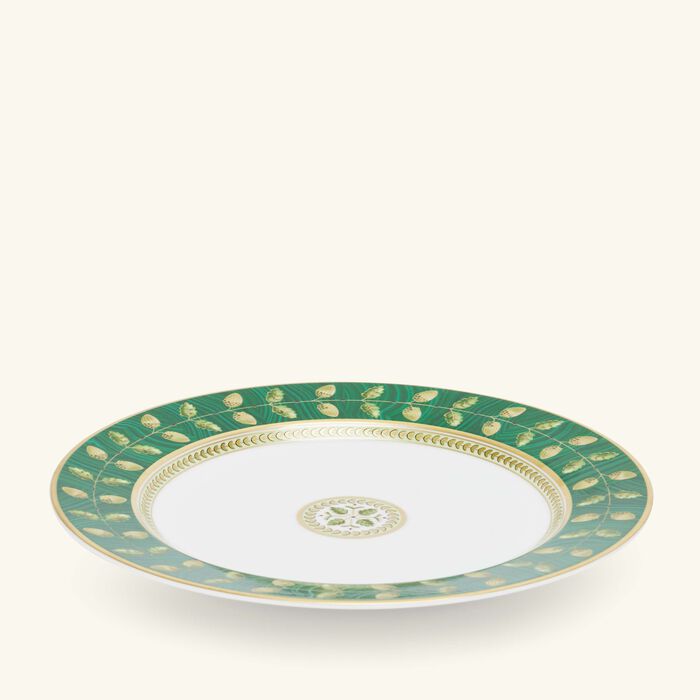 bernardaud constance malachite salad plate round green 21cm