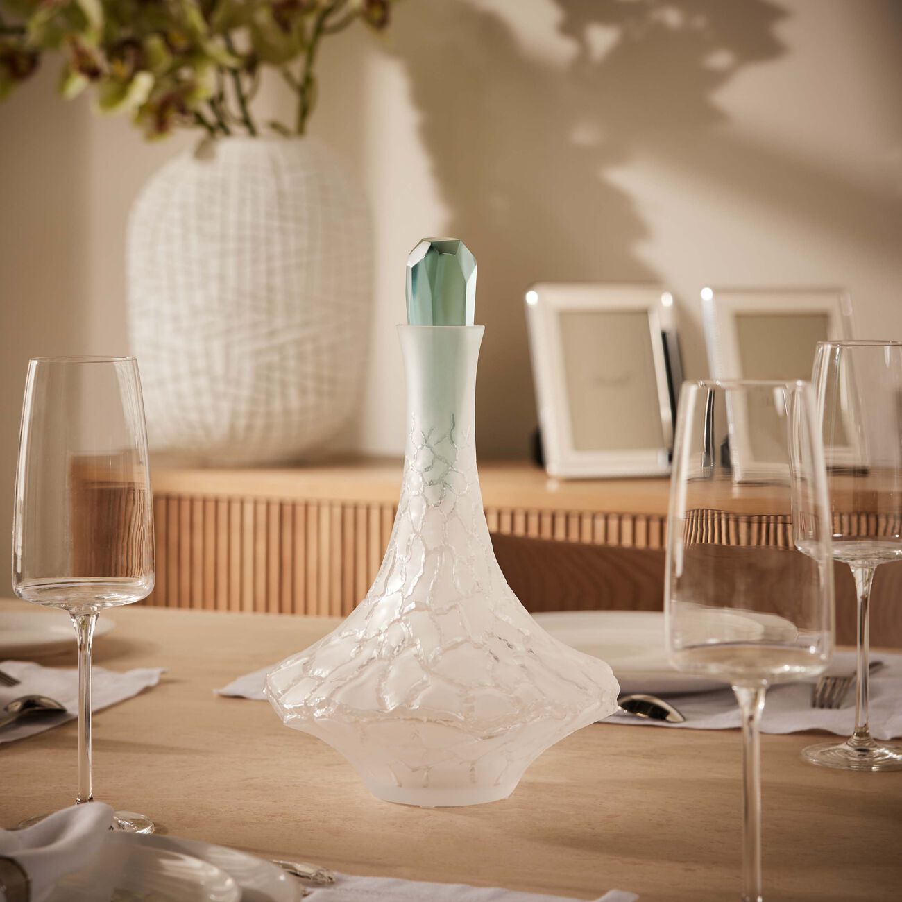 Terramineral Caldera Decanter Blue lalique terramineral caldera decanter blue