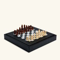 vido jet black lizard chess set