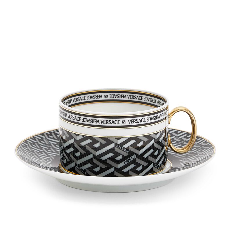 La Greca Signature Tea Cup and Saucer, large