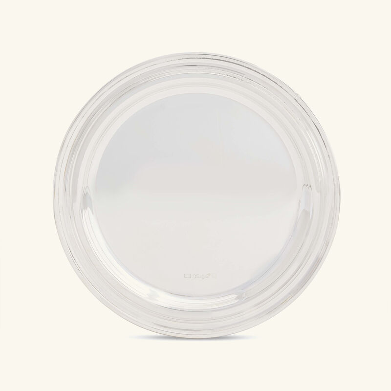 christofle albi bread plate round silver plated