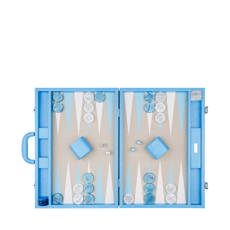 Vido Azure Blue Lizard Large Backgammon Tanagra UAE