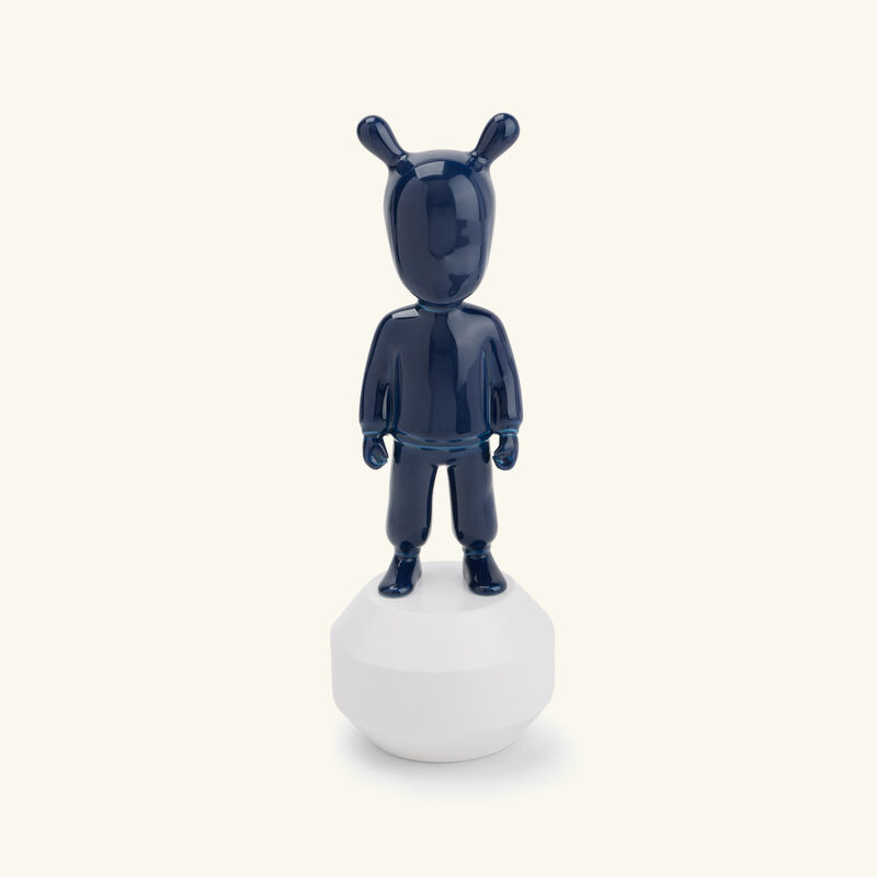 لادرو منحوتة ذا غيست صغيرة زرقاء